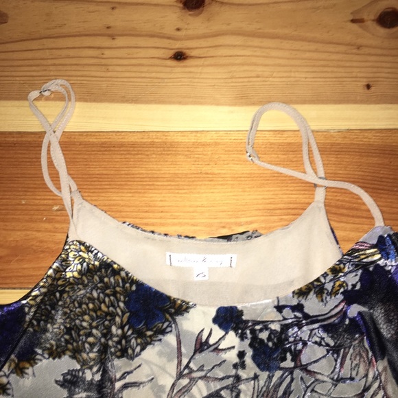 Willow and clay velvet cropped tank top - Picture 3 of 5